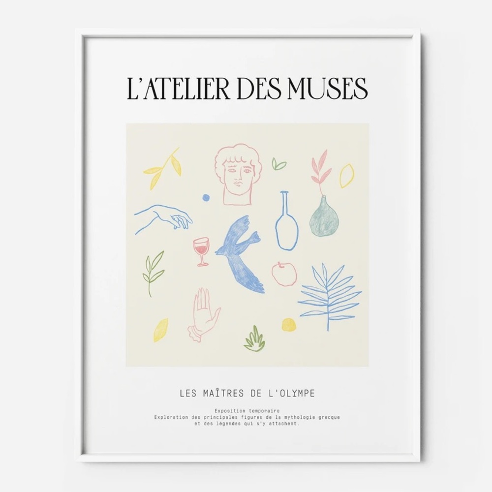 ‘Les Muses’ Art Print by The Printable Concept
